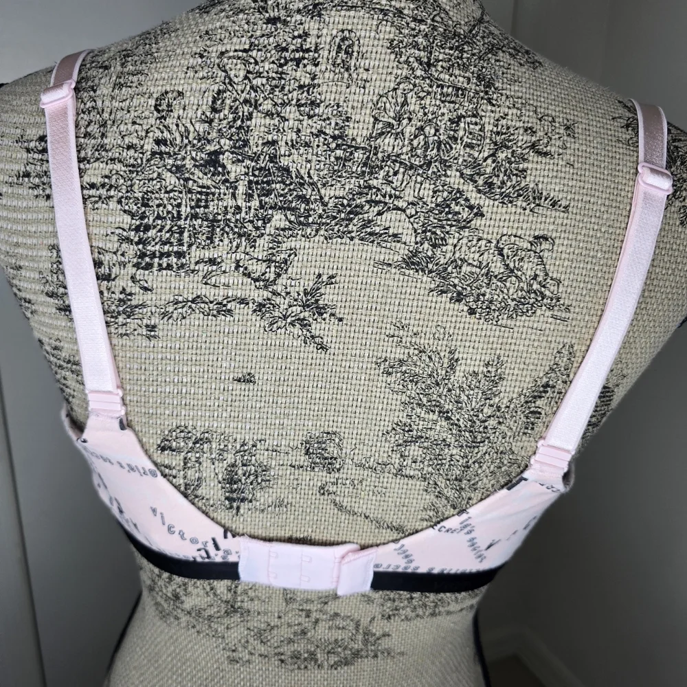 Victoria's Secret Pink Underwire T-Shirt Pushup Full Coverage Bra 36DDD